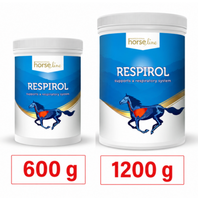 HorseLinePRO Respirol wspierający układ oddechowy koni i na kaszel 600g 1200g