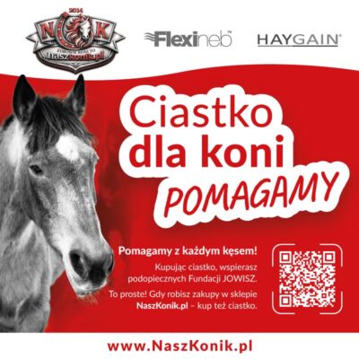POMAGAMY z każdym kęsem - ciastko dla koni