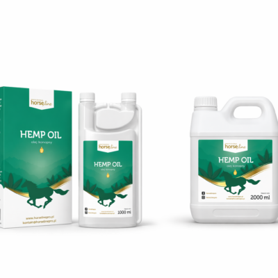 HorseLinePRO Hemp Oil - olej konopny na odporność dla koni