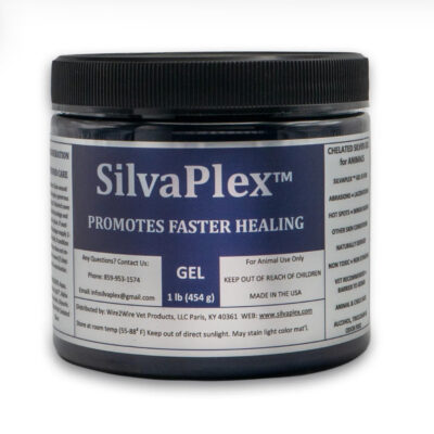 SilvaPlex Skincare Wound Gel - żel ze srebrem na rany dla koni (1lb) 454g