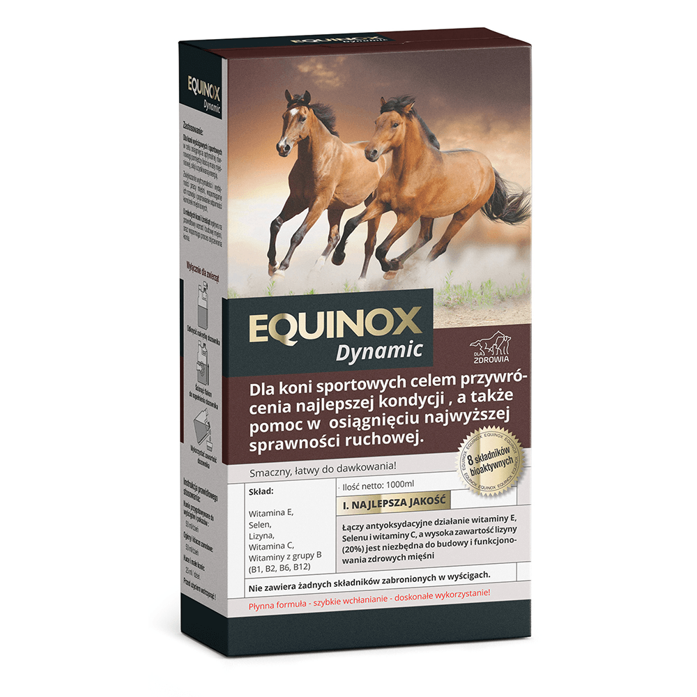 Equinox Dynamic - Suplement na Mięśnie i Wydolność Koni