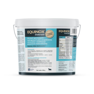 Equinox Elektrolit – Elektrolity dla koni na odwodnienie i potliwość 1kg