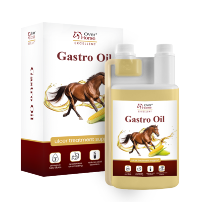 Over Horse GASTRO Oil 2 l – olej dla koni na wrzody i żołądek, olej kukurydziany