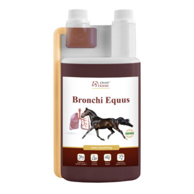 Over Horse Bronchi Equus – Ziołowy syrop na kaszel, drogi oddechowe i odporność dla koni, RAO, alergie