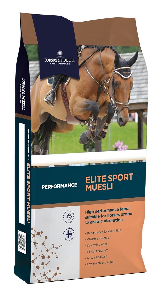 Dodson & Horrell Elite Sport Muesli 20kg - niskoskrobiowa pasza, musli dla koni sportowych