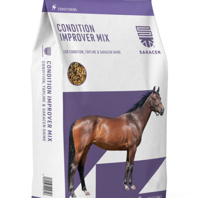 Saracen Condition-Improver Mix 20 kg – pasza dla koni sportowych z otrębami ryżowymi, musli na masę i mięśnie