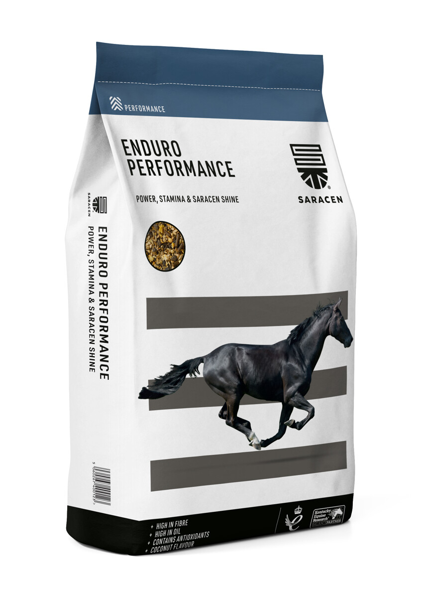 Saracen Enduro Performance 20 kg – Pasza dla koni sportowych na wytrzymałość mięśni, energię, długo uwalniana energia