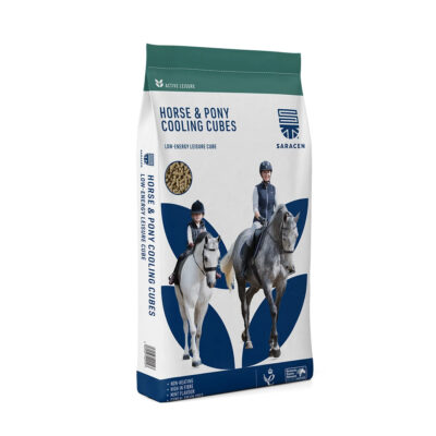 Saracen Horse & Pony Cooling Cubes 20 kg – Pasza dla koni i kuców nerwowych i nadpobudliwych, na uspokojenie