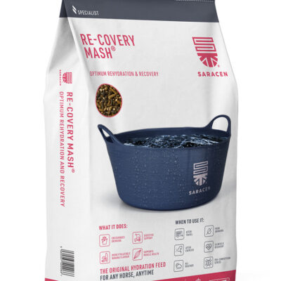 Saracen Re-Covery Mash 20 kg – bananowy mesz z elektrolitami dla koni przeciw odwodnieniu