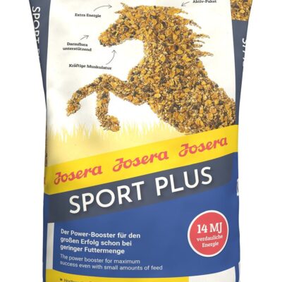 Josera Sport Plus 15 kg – Pasza musli dla koni sportowych na energię i siłę mięśni, bez owsa