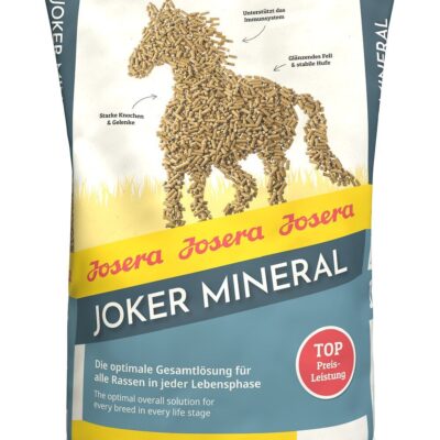 Josera Joker Mineral 15 kg – preparat mineralno-witaminowy, codzienne witaminy i minerały dla koni, multiwitamina