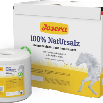 Josera NatUrsalz 5 kg – Naturalna ekologiczna sól paszowa, lizawka solna dla koni, elektrolity