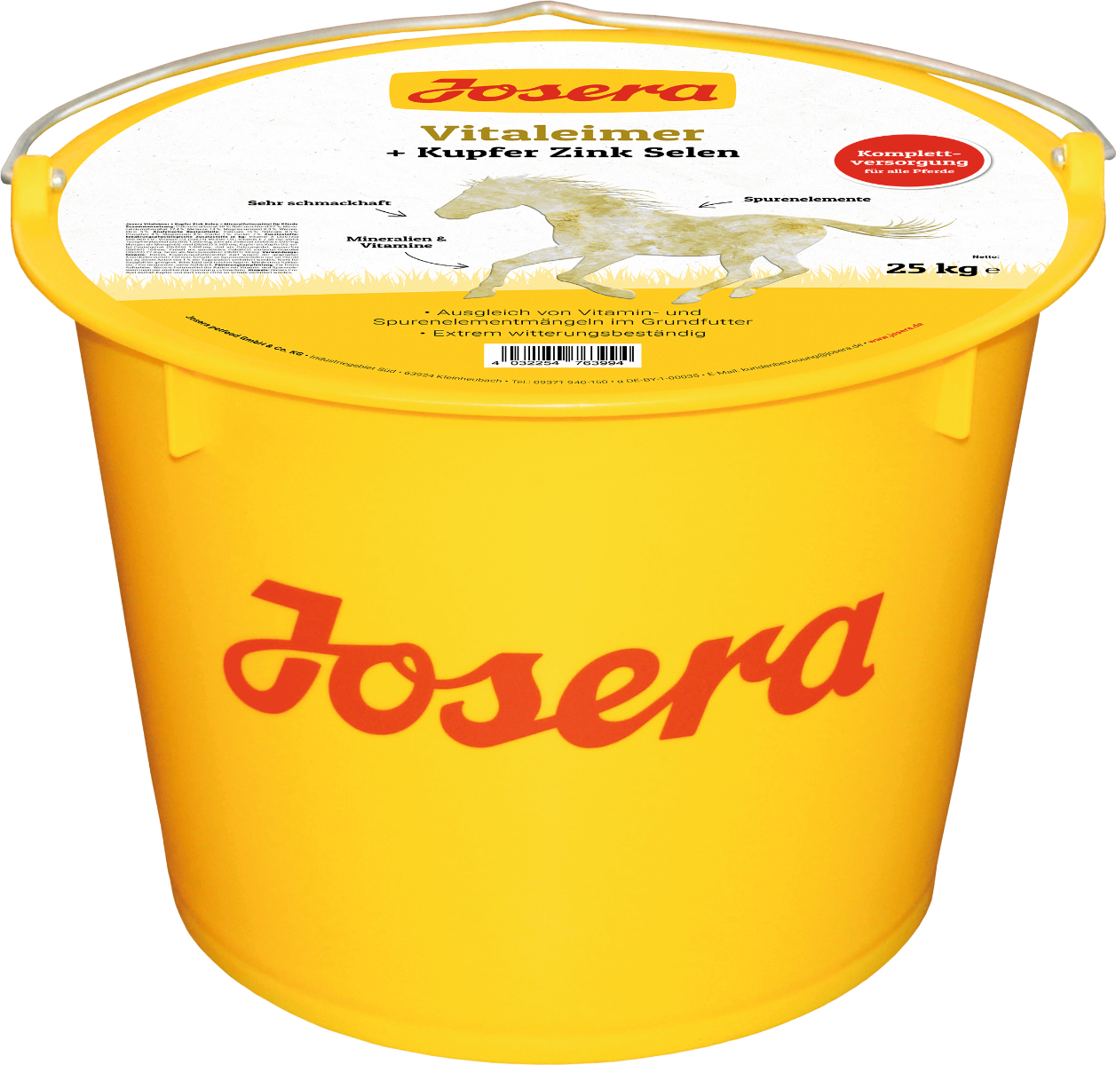 Josera Vitaleimer 25 kg – Lizawka pastwiskowa witaminowo-mineralna dla koni, na kopyta sierść, odporność i rozwój kośćca