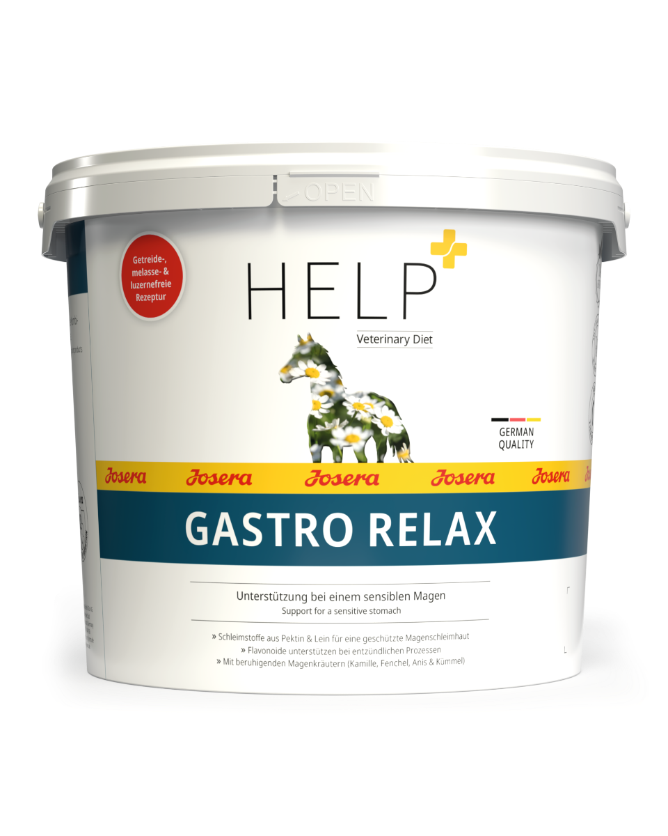 Josera Help GastroRelax 3 kg – Suplement dla koni na wrzody, wrażliwy żołądek i jelita, wsparcie trawienia i ochrona błony śluzowej