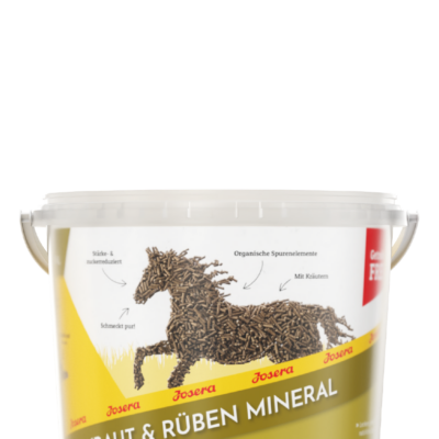 josera-kraut-rueben-mineral-4kg_1 Josera Kraut & Rüben Mineral 4 kg – Pasza mineralna dla koni, codzienne witaminy i minerały dla koni, multiwitamina
