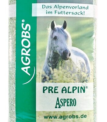 AGROBS Pre Alpin Aspero 20 kg – niemelasowana sieczka dla koni, na wrzody i wsparcie żołądka, bez kurzu