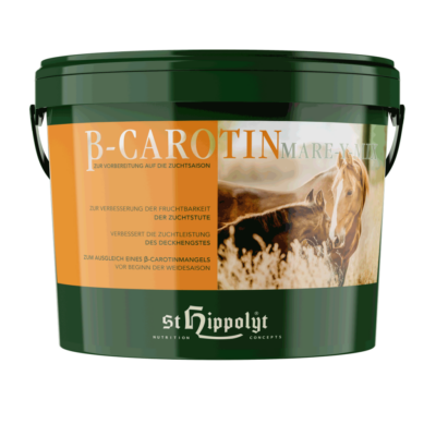 St. Hippolyt B-Carotin Mare-Mix 10 kg – Beta-karoten dla koni hodowlanych na płodność, regularne ruje, wsparcie układu rozrodczego klaczy i ogierów