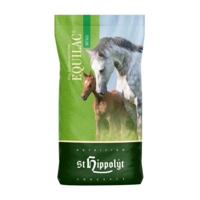 St. Hippolyt Equilac 20 kg – Musli, pasza dla klaczy źrebnych i karmiących na prawidłowy rozwój płodu, laktację i jakość mleka