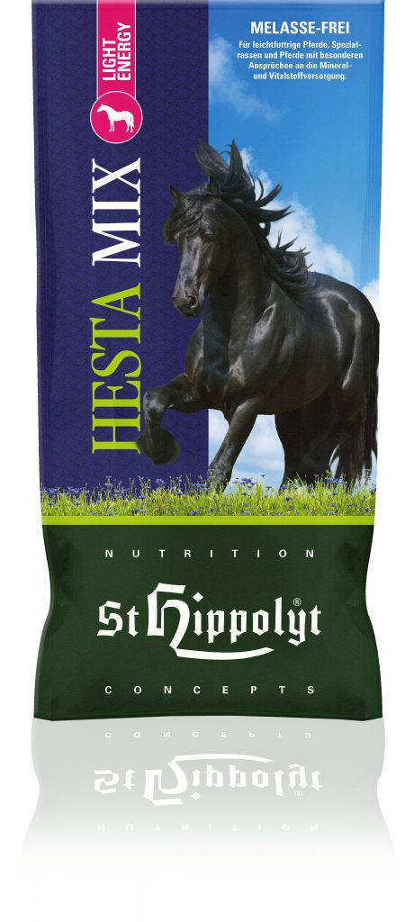 St. Hippolyt Hesta Mix Müsli Light Energy 20 kg – Pasza dla kuców i koni z nadwagą, lśniąca sierść i wsparcie kopyt