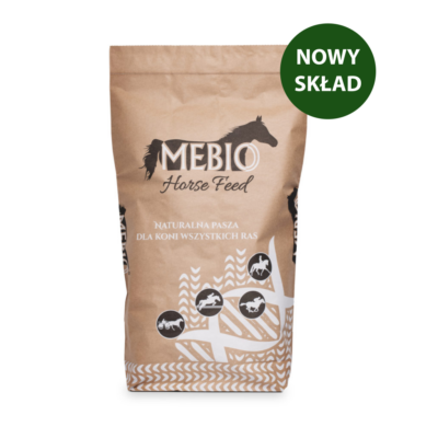 Mebio Krauter Pellet 20 kg – Naturalna pasza ziołowo-białkowa dla koni na kondycję i mięśnie