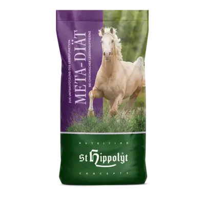 St. Hippolyt Meta Diät 25 kg – Pasza dla koni na nerki i wątrobę, wspiera regenerację i detoksykację organizmu