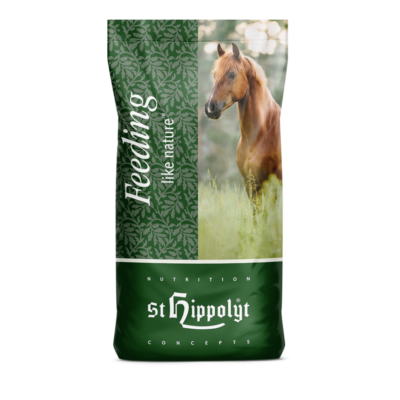 St. Hippolyt Vital Fiber Premium 20 kg – Pasza dla koni sportowych i nerwowych na mięśnie i wsparcie żołądka, włókno