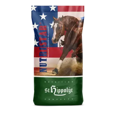 St. Hippolyt Nutri Star 20 kg – Pasza dla koni westernowych na prawidłowy rozwój kości i przyrost masy mięśniowej