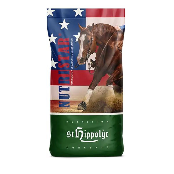 St. Hippolyt Nutri Star 20 kg – Pasza dla koni westernowych na prawidłowy rozwój kości i przyrost masy mięśniowej