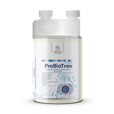 HippoVet Pharmacy ProBioTrex Horse 1,2 – Probiotyk w płynie dla koni na odbudowę mikroflory jelitowej i lepsze trawienie