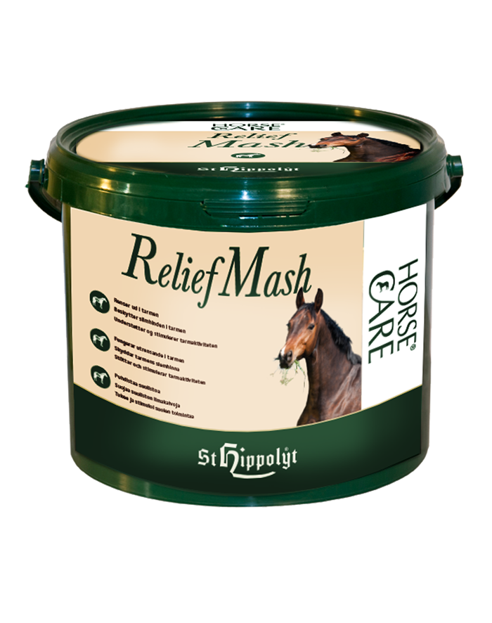 St. Hippolyt Relief Mash 7,5 kg – Mesz dla koni na odpiaszczanie jelit, kolki i wsparcie żołądka