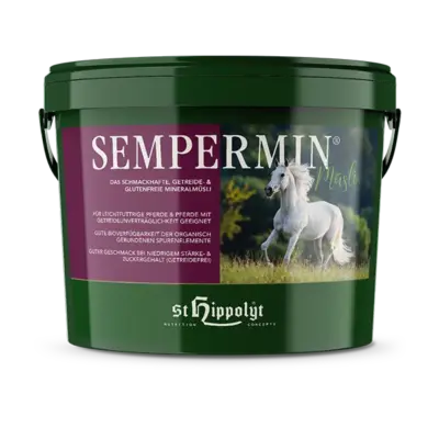 St. Hippolyt Semper Min 7,5 kg – Witaminy i minerały w formie smakowitego musli, na apetyt, niedobory i ogólną kondycję, multiwitamina