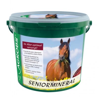 AGROBS Seniormineral 3 kg – Witaminy dla starszych koni na odporność i wsparcie mięśni, PPID, multiwitamina