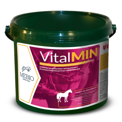 Mebio VitalMin 3 kg – Witaminy i minerały dla koni sportowych, hodowlanych i rosnących na odporność i stawy, multiwitamina