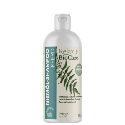 St. Hippolyt Naturalny szampon dla koni z olejkiem z drzewa neem 500 ml, na świąd, łupież i podrażnienia skóry
