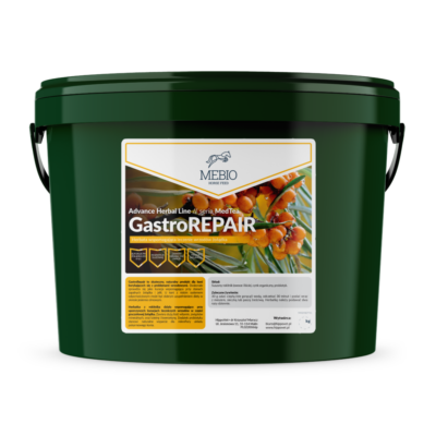 MEBIO GastroRepair herbatka na wrzody 1 kg / 3 kg – Ziołowe wsparcie, herbata dla koni na trawienie, żołądek i jelita