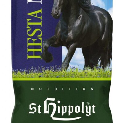 St. Hippolyt Hesta Mix Müsli 20 kg – Pasza dla koni fryzyjskich, arabskich i iberyjskich na grudę, alergie i zdrową skórę