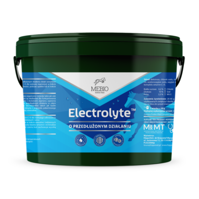 Electrolyte MEBIO 5 kg – Elektrolity o przedłużonym działaniu dla koni, bezpieczne dla żołądka i jelit, odwodnienie, potliwość