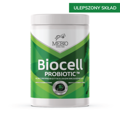 MEBIO Biocell Complex 1/5 kg –Zaawansowany probiotyk i prebiotyk dla koni na trawienie i wsparcie układu pokarmowego