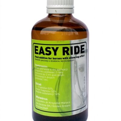 Hippovet Easy Ride 100 ml – Syrop wyciszający dla koni sportowych z tryptofanem i magnezem na stres i skupienie