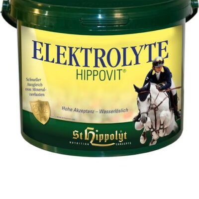 Elektrolyte-25-kg St. Hippolyt Elektrolyte 2,5 kg – Elektrolity dla koni, odwodnienie i poprawa krążenia po treningu