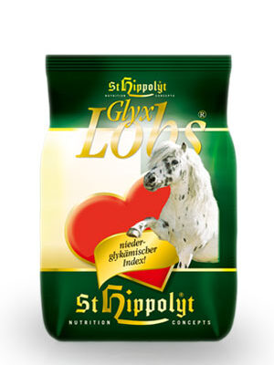 St. Hippolyt Glyx Lobs 1 kg – Niskocukrowe smaczki dla koni z nadwagą, smakołyki na ochwat, EMS, wrzody i otyłość