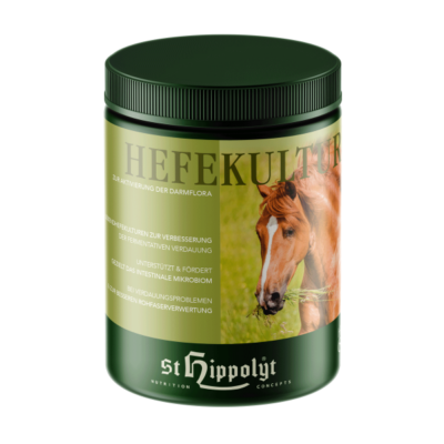 St. Hippolyt Hefekultur 1 kg – Żywe drożdże probiotyczne dla koni, na trawienie, kolki i biegunki