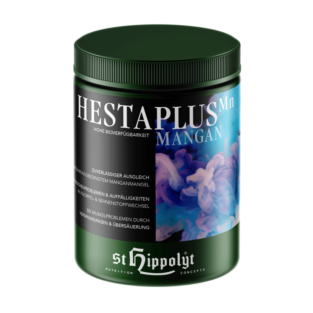 St. Hippolyt Hesta Plus Mangan 1 kg – Organiczny suplement z manganem dla koni na metabolizm, mineralizację kości i płodność