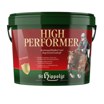 St. Hippolyt High Performer 3 kg – Suplement regeneracyjny dla koni sportowych, na mięśnie i wydolność