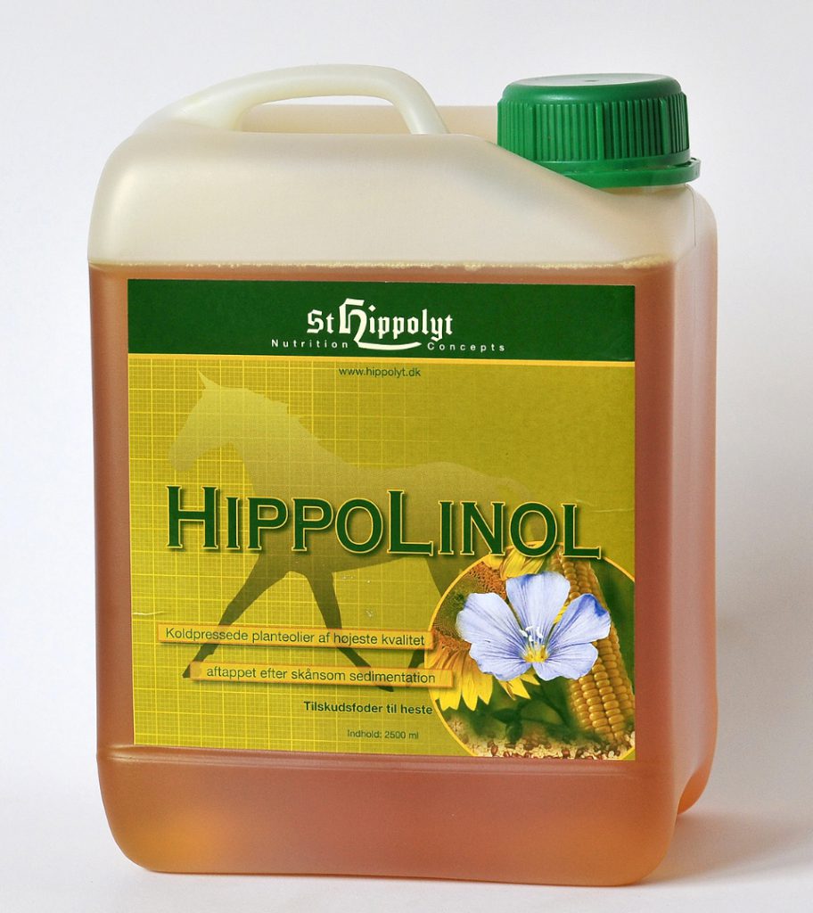 St. Hippolyt HippoLinol 2,5 l / 5 l – Mieszanka olejów dla koni, olej na drogi oddechowe, alergie i odporność