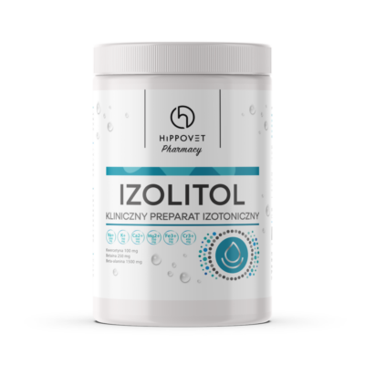Hippovet Pharmacy Izolitol 1 kg – Elektrolity dla koni, uzupełnienie minerałów, regeneracja mięśni, odwodnienie