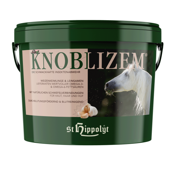 St. Hippolyt Knoblizem 3 kg / 10 kg – Czosnek z ziołami dla koni, suplement na odporność, problemy skórne i odstraszanie owadów