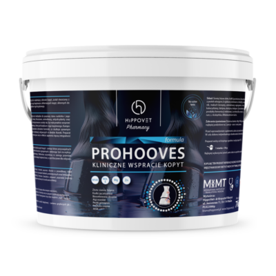 Hippovet Pharmacy ProHooves Formula 3 kg – Suplement na wsparcie kopyt problematycznych, kruche kopyta, ochwat, gnicie strzałek dla koni