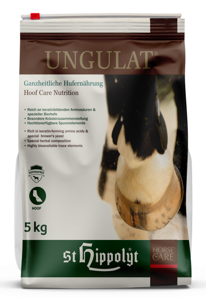 St. Hippolyt Ungulat 5 kg – Suplement na kopyta dla koni, pęknięcia kopyt, wolny przyrost, ochwat i gnicie strzałek