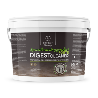 Hippovet Pharmacy Digest Cleaner Forte 8 kg – Suplement na odpiaszczanie jelit, detoksykację i wsparcie wątroby dla koni, odpiaszczacz